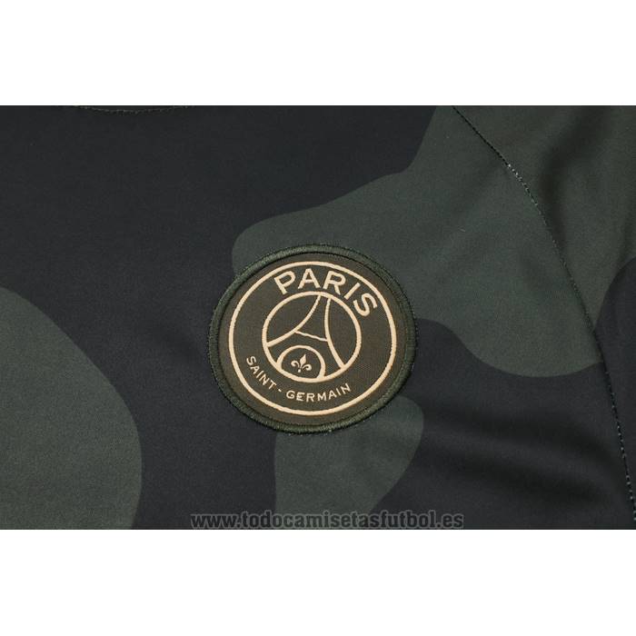 Chandal del Paris Saint-Germain Jordan Manga Corta 2024-2025 Verde - Pantalon Corto
